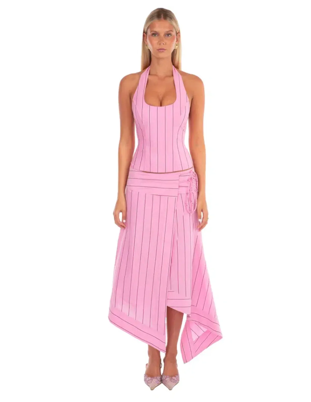 I Am Delilah Sabrina Corset & Skirt Pink Size 8 - Image 1