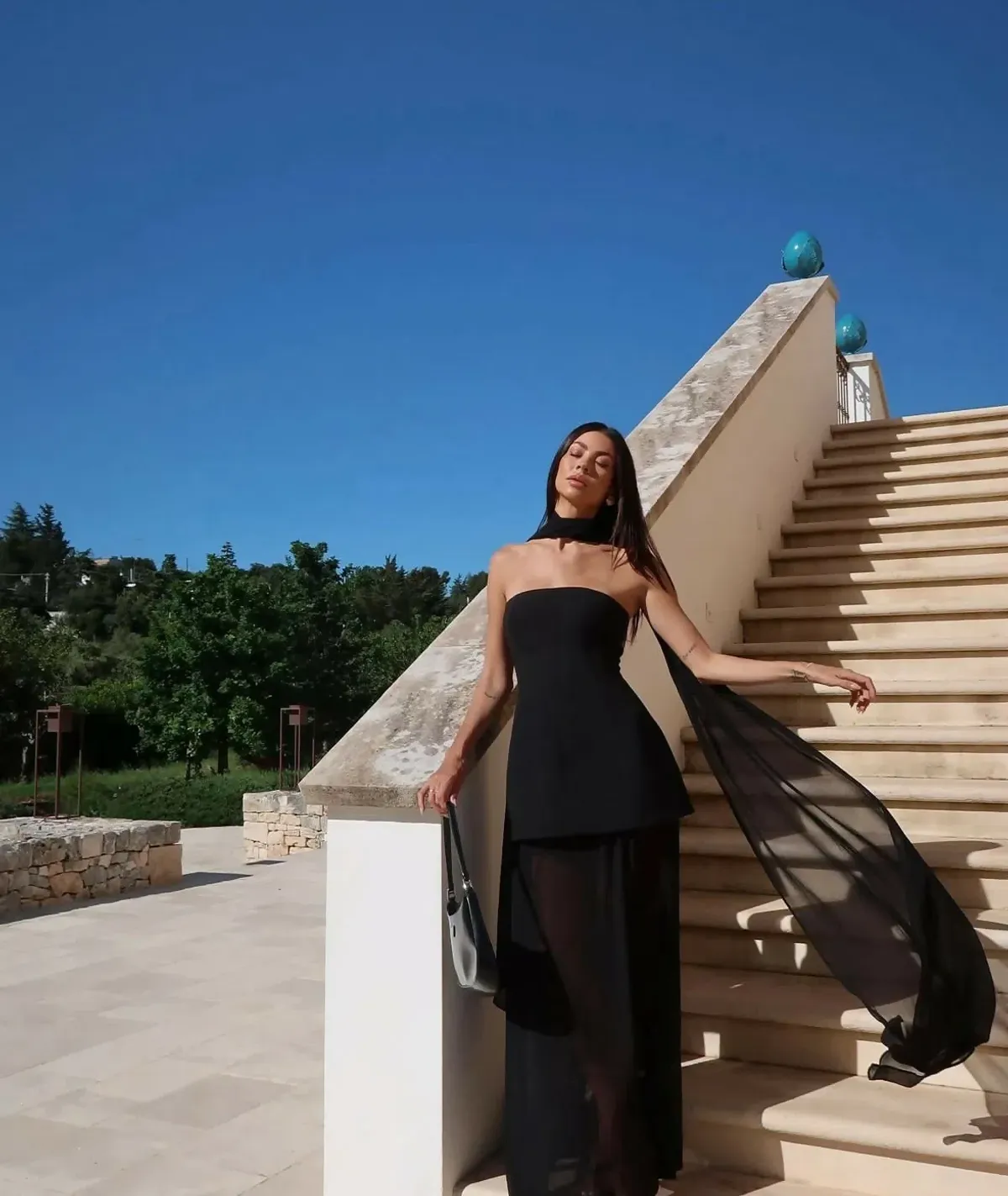 Sheike Marissa Maxi Dress in Black Size AU 8 - Image 4