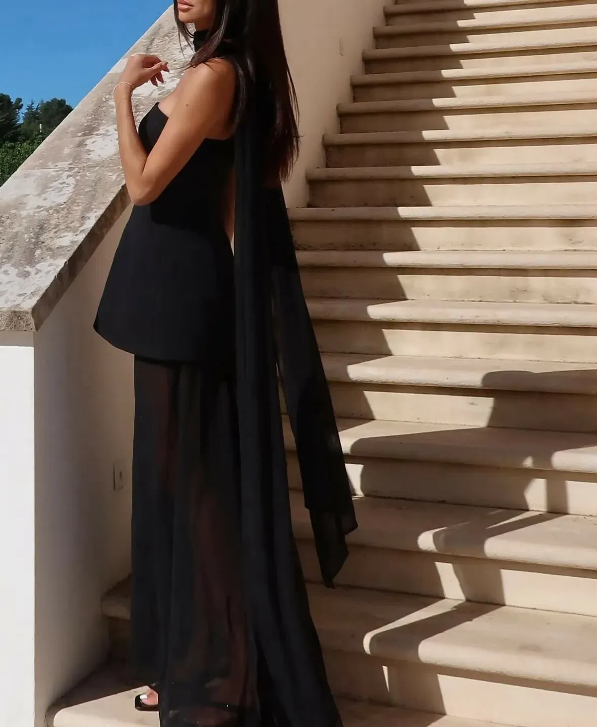 Sheike Marissa Maxi Dress in Black Size AU 8 - Image 3
