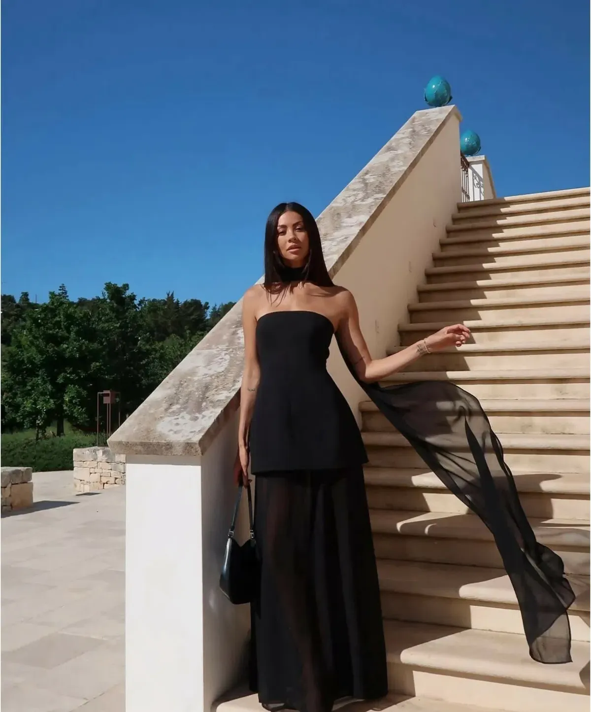 Sheike Marissa Maxi Dress in Black Size AU 8 - Image 1