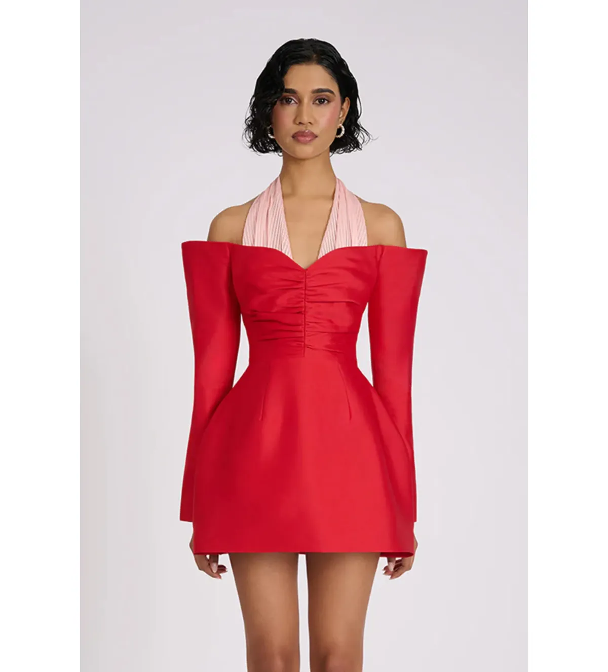 Eliya the Label Riley Mini Dress Red/Pink Size XS/AU 6 - Image 2