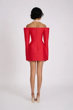 Eliya The Label Riley Mini Dress In Pink Size M/ AU 10 for rent on The Volte - image 2