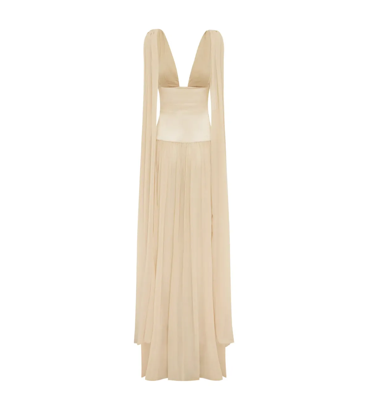 Arcina Ori Ramona Maxi Dress Champagne Size S/AU 8 - Image 6