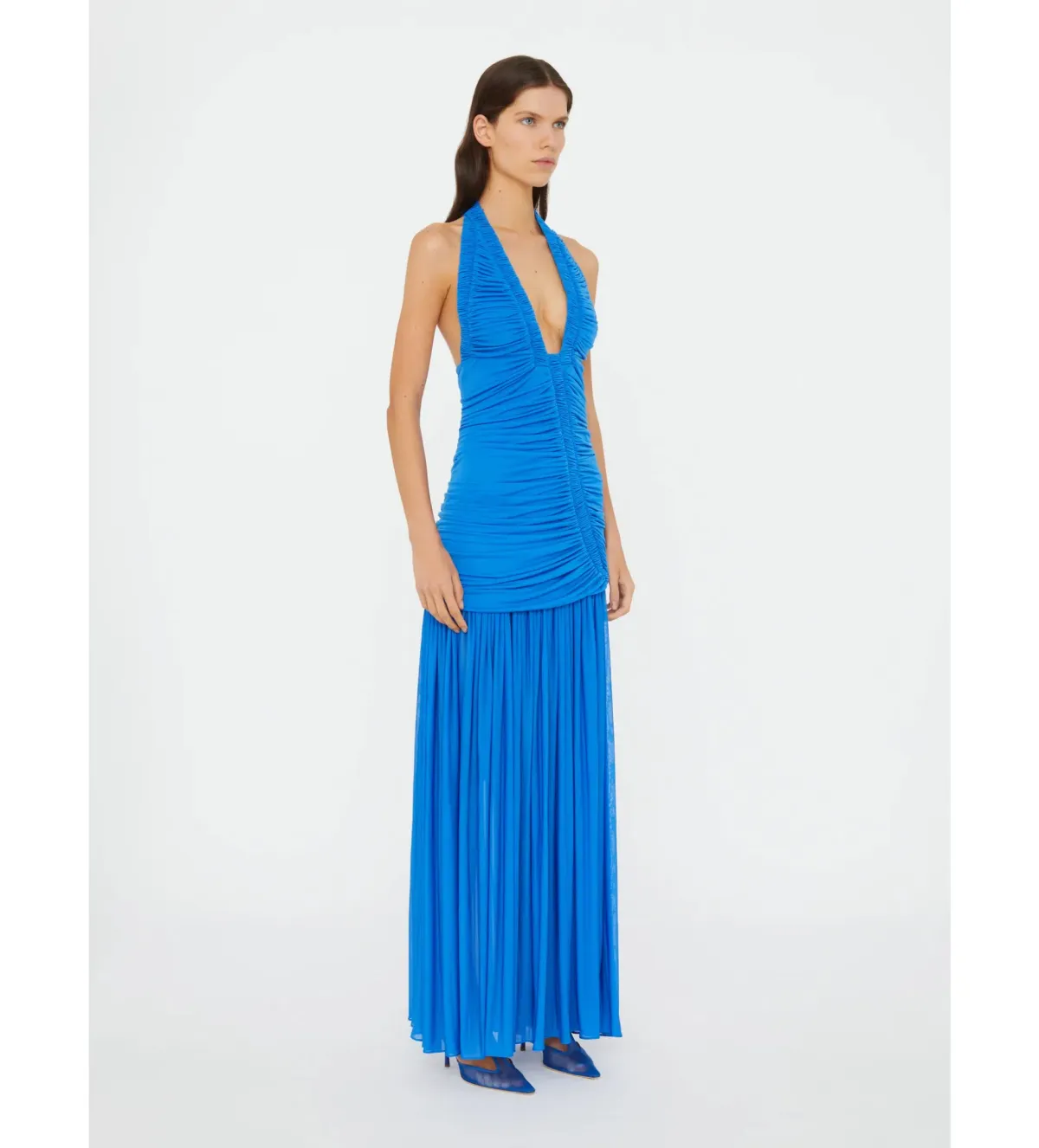 Christopher Esber Orion Gown Lapis Size 8 - Image 6