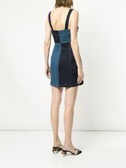 Alice Mccall Hello it's me - Denim Patchwork Dress for rent on The Volte - image 2