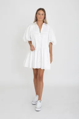 Aje Prima Circle Tiered Mini Dress Size AU12 for rent on The Volte - image 1