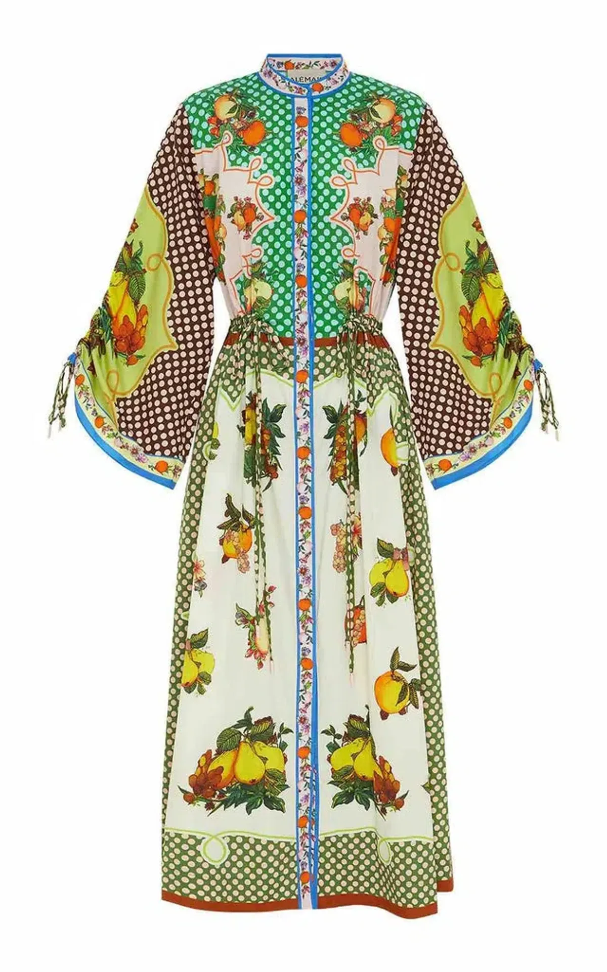 Alémais Lemonis Shirt Midi Dress in Print Size AU10 - Image 1