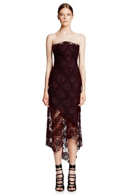 Manning Cartell Rambling Ros Strapless Midi Dress for rent on The Volte - image 1