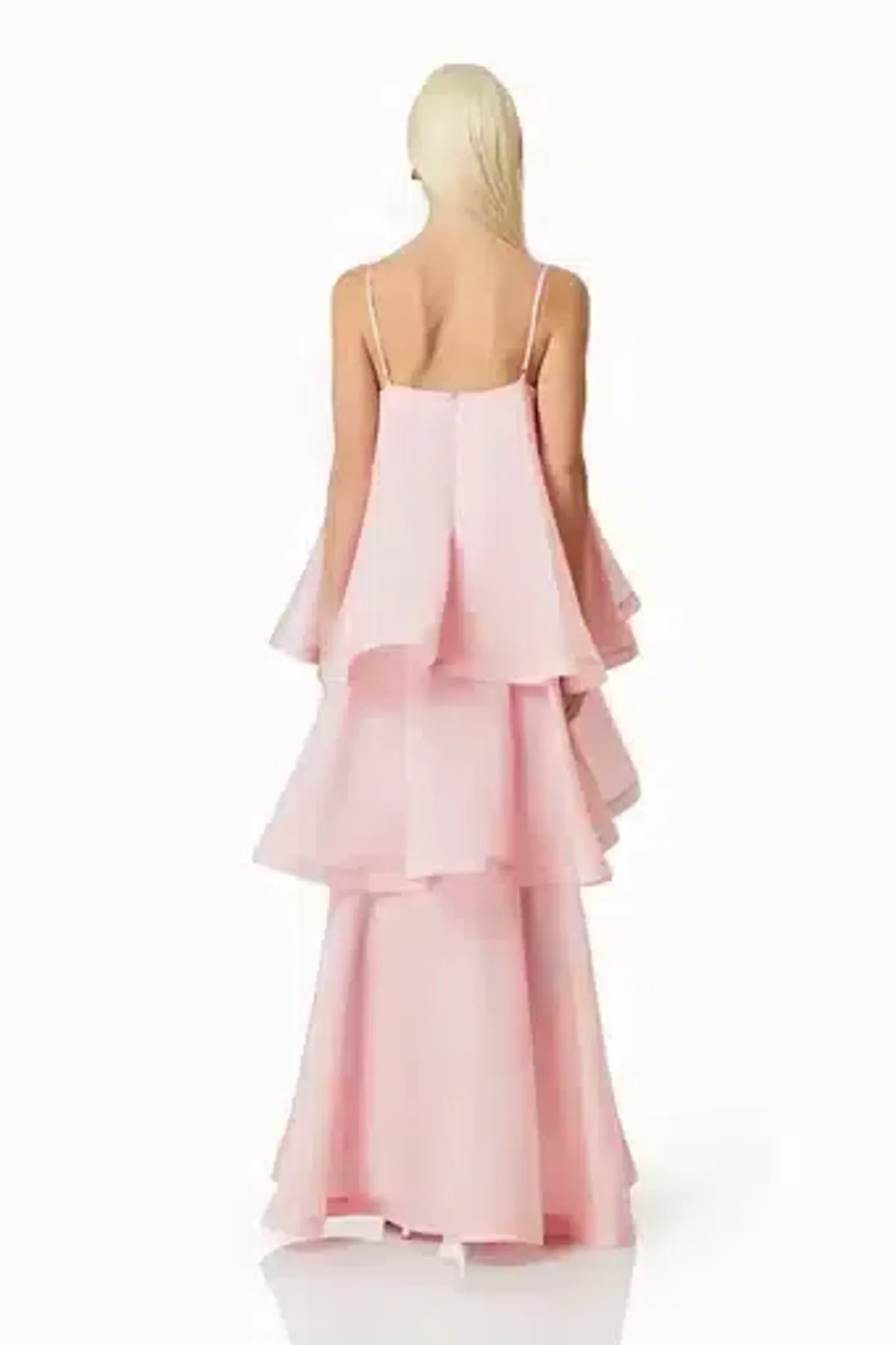 OMR x ELLIATT: Swallowtail Day To Night Maxi Dress In Pink Size XL - Image 4
