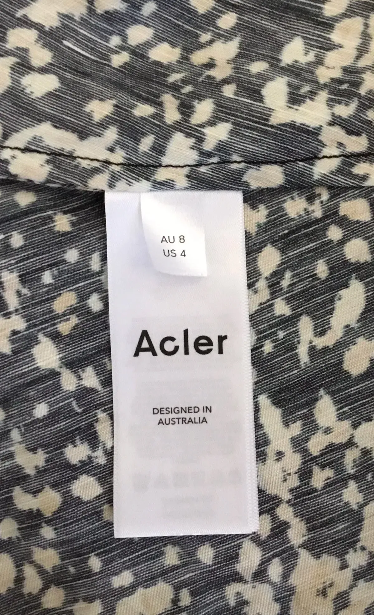 Acler Warner Wild Spot Print Maxi Dress AU8 - Image 6