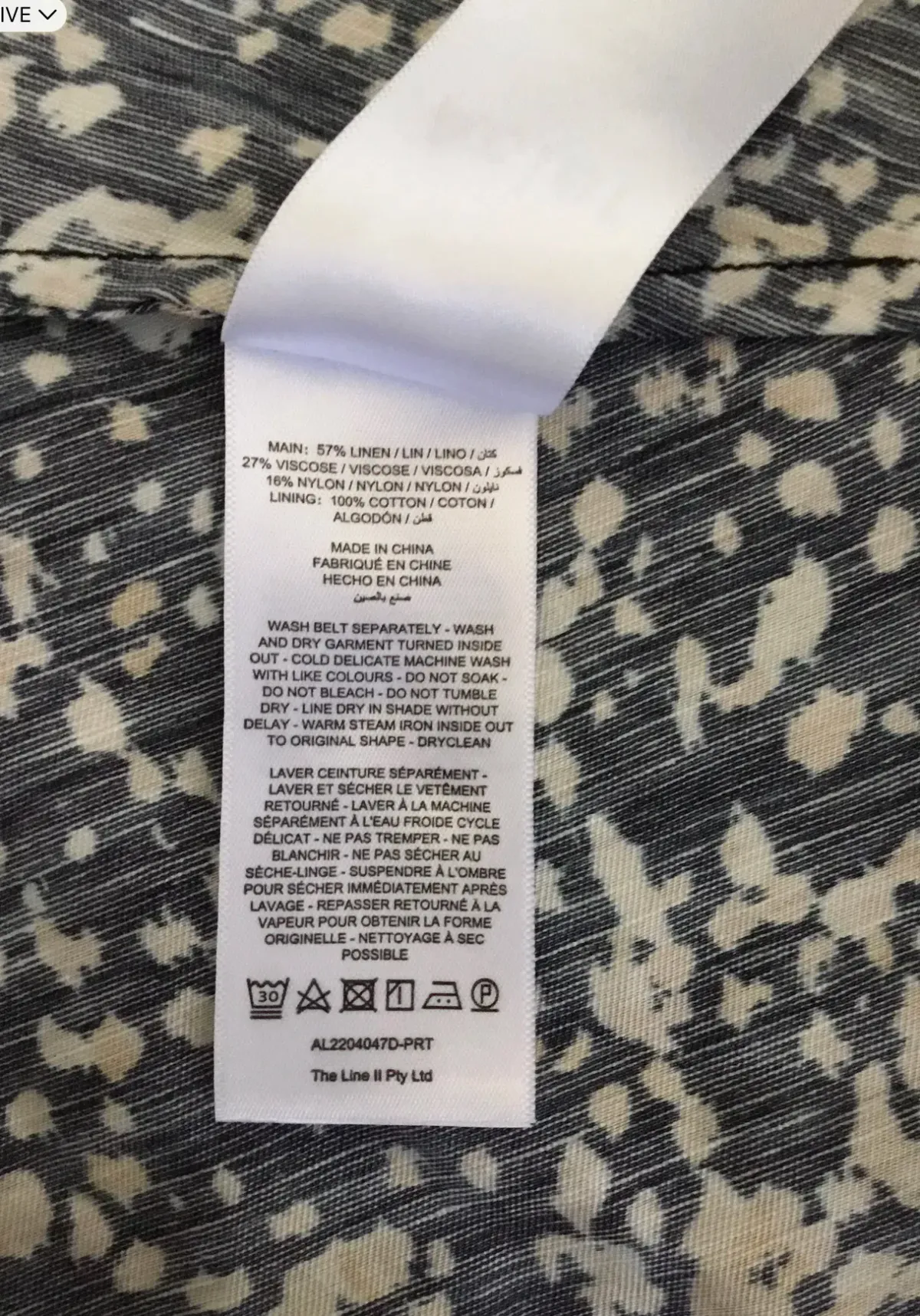 Acler Warner Wild Spot Print Maxi Dress AU8 - Image 7