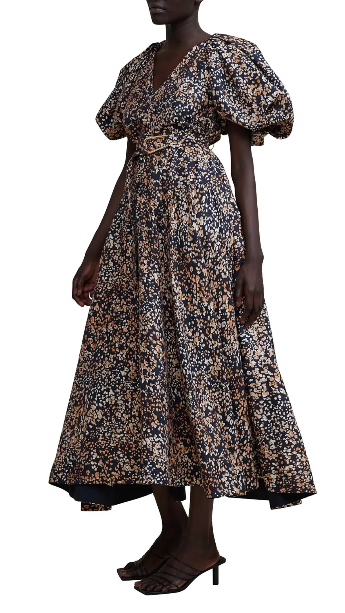 Acler Warner Wild Spot Print Maxi Dress AU8 - Image 8