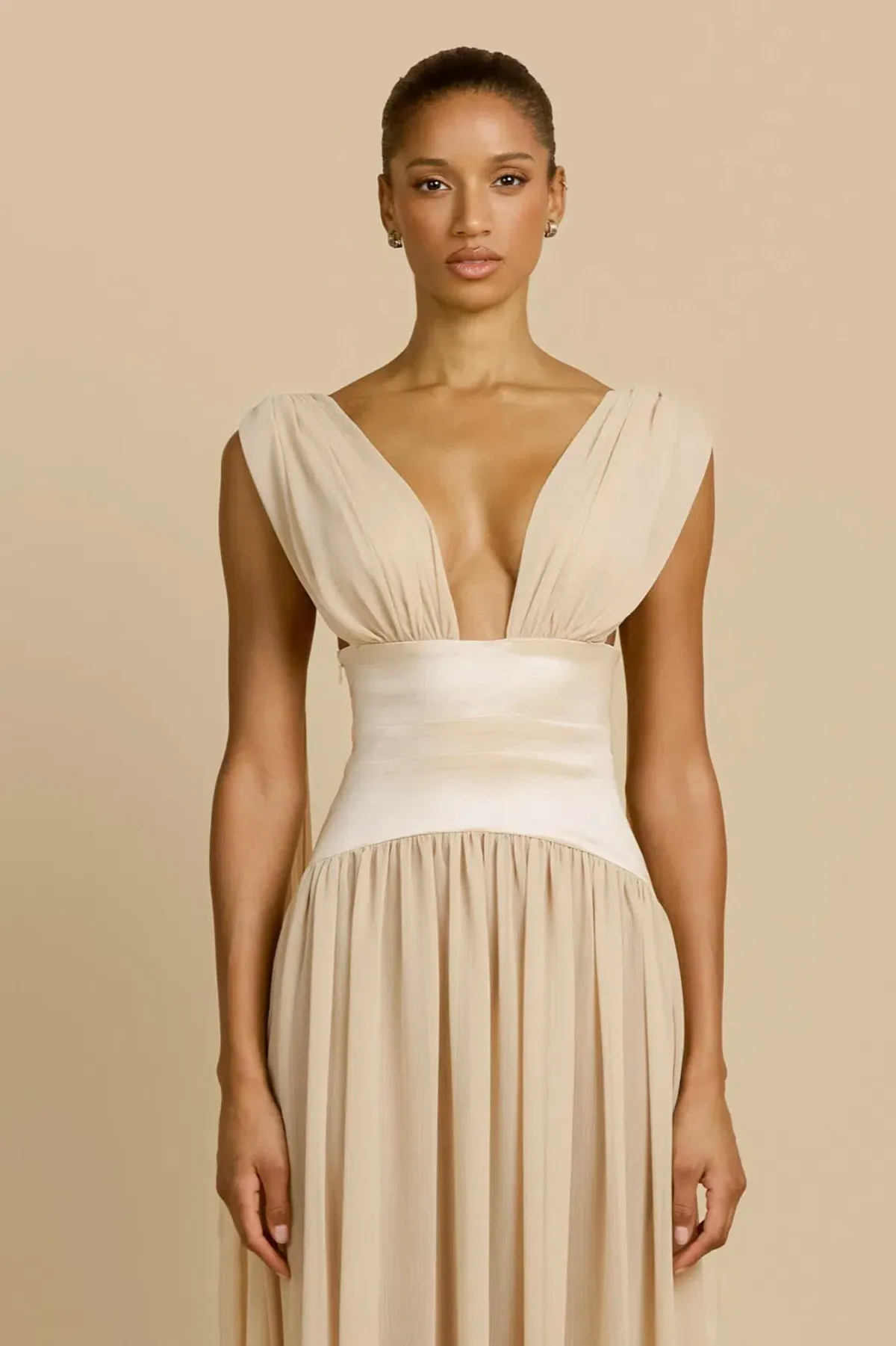 Arcina Ori Ramona Dress Champagne XS/AU6 - Image 2