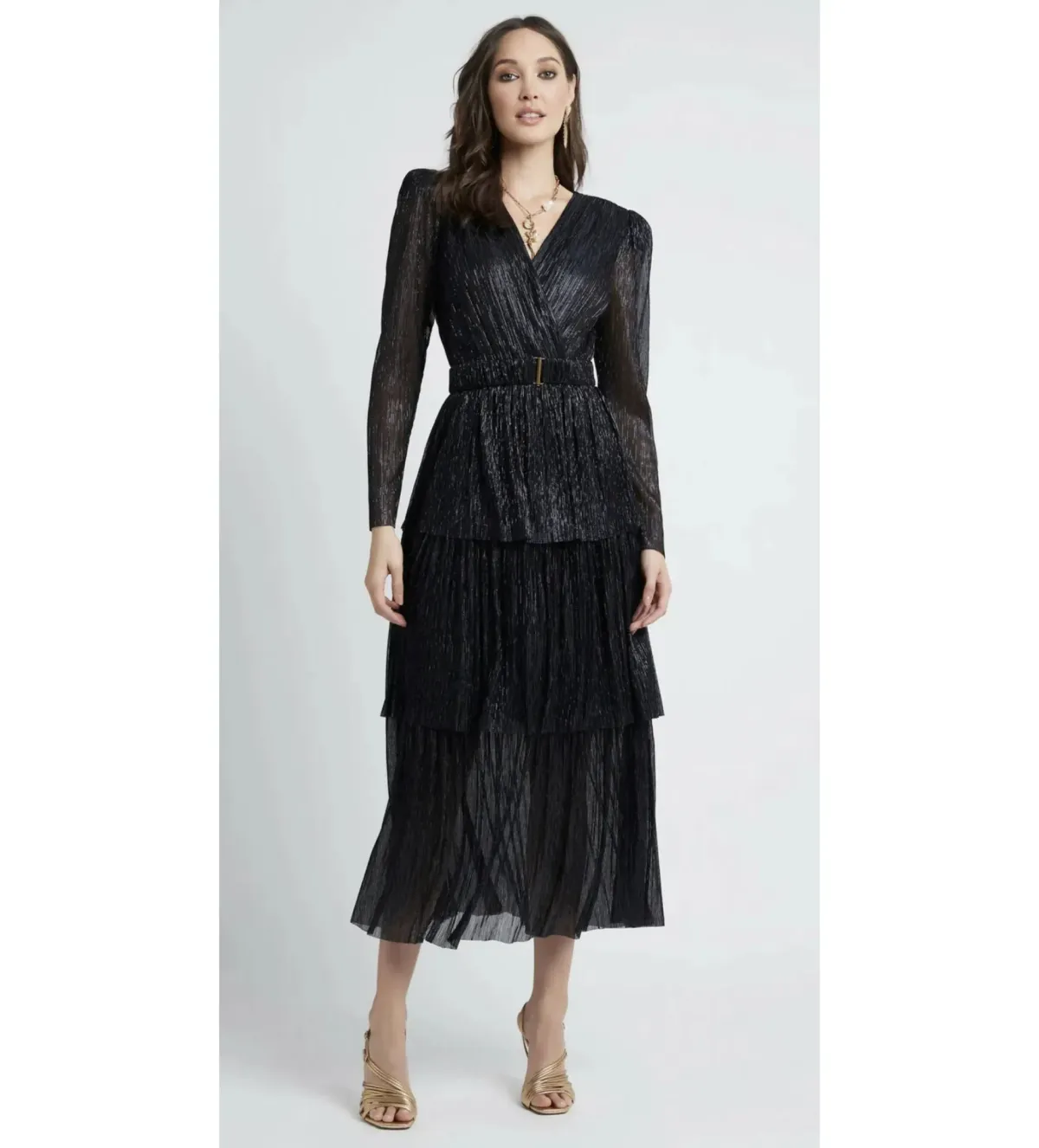 Sheike All That Sparkles Dress in Ink Size AU12 for rent on The Volte - main image
