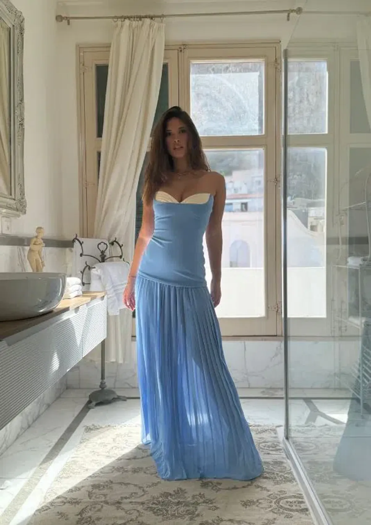 She is Olla Nicolette Dress in Cornflower Blue Size XS/6 - Image 4
