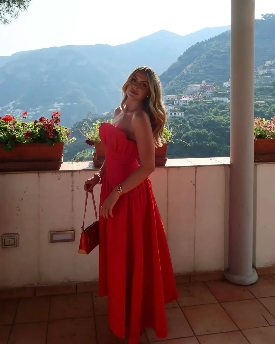 Elliatt Laurel Sleeveless Maxi Dress In Red Size S/AU8 for rent on The Volte - main image