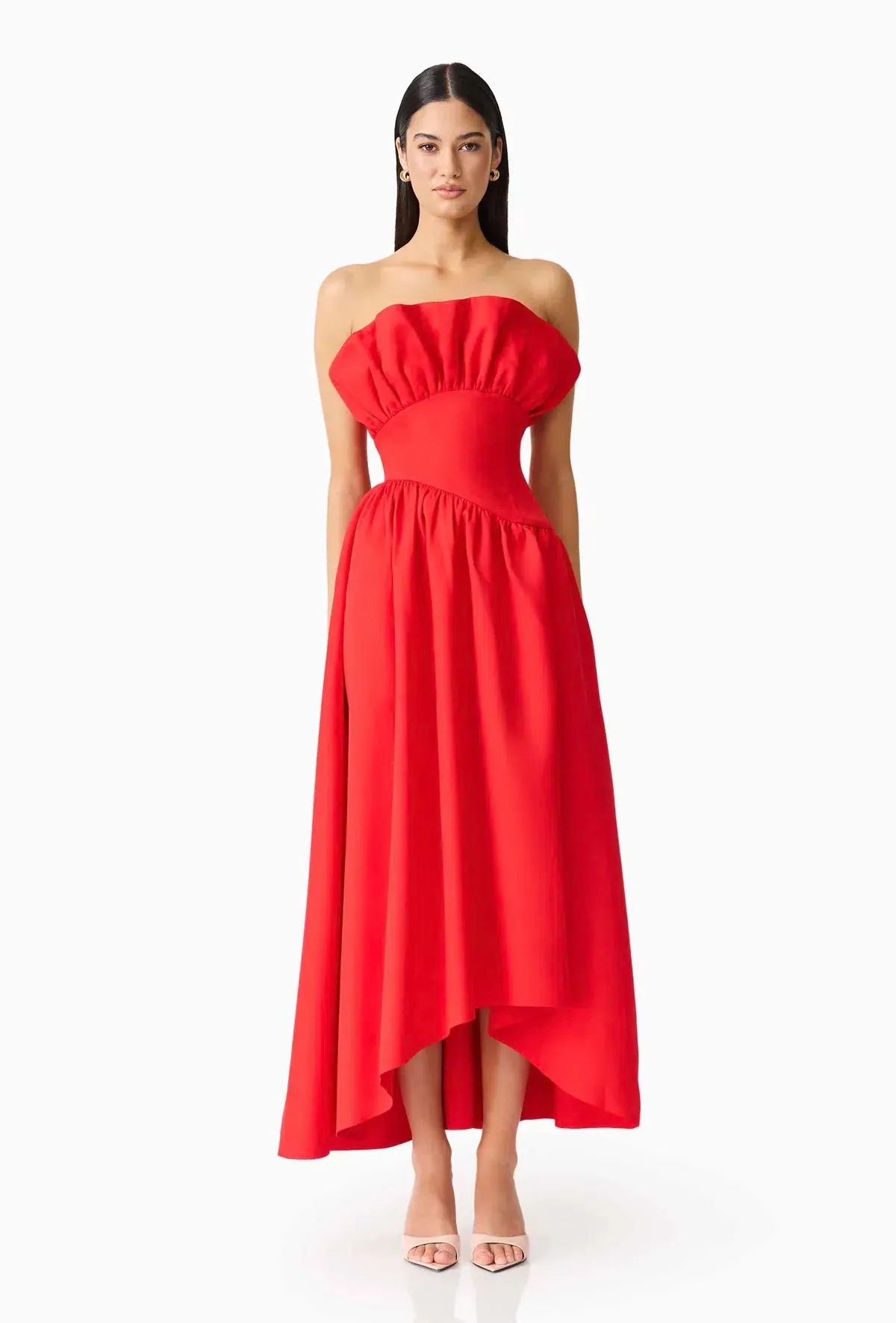 Elliatt Laurel Sleeveless Maxi Dress In Red Size S/AU8 - Image 4