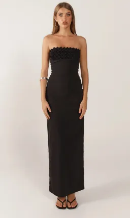 Ance Gria Margot Maxi Dress in Black Size AU10 for rent on The Volte - image 1
