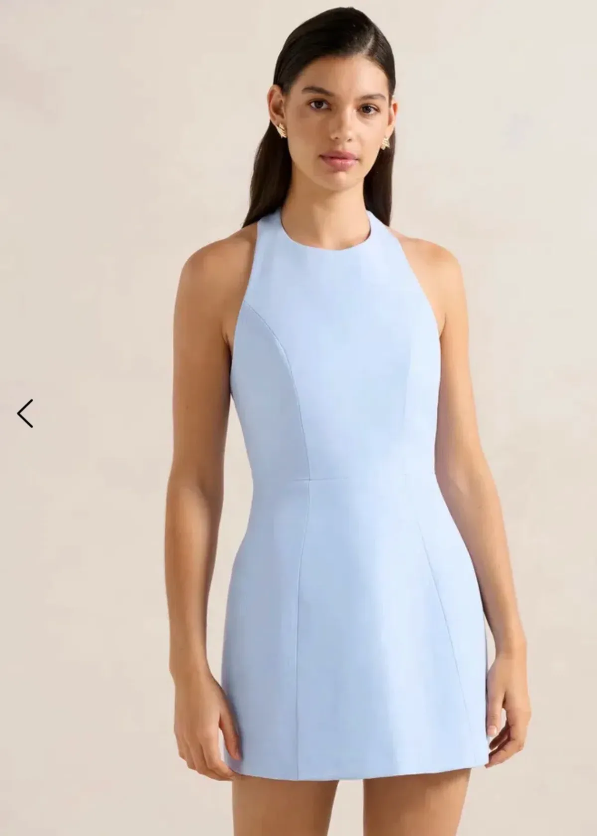 Corinna Halter Mini Dress for rent on The Volte - main image