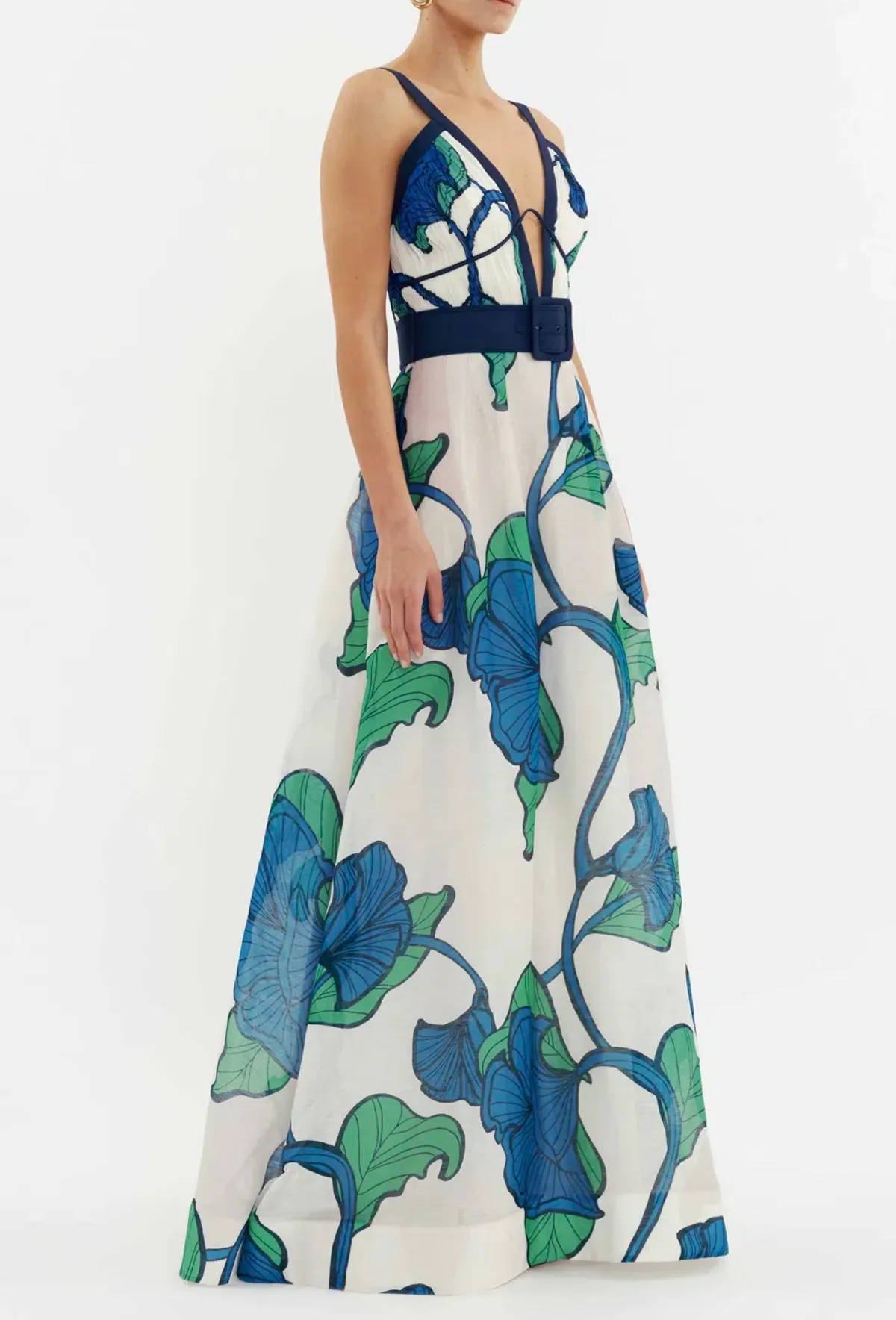 Rebecca Vallance BLUE IVY MAXI DRESS AU8 for rent on The Volte - main image