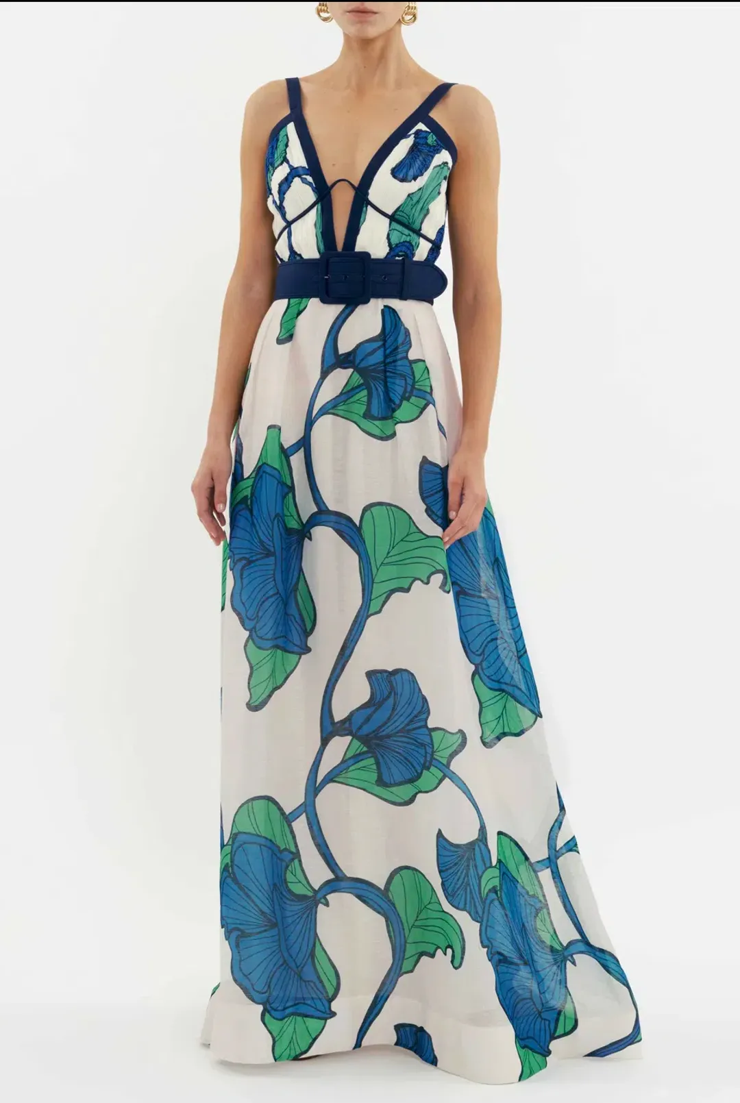 Rebecca Vallance BLUE IVY MAXI DRESS AU8 for rent on The Volte - main image