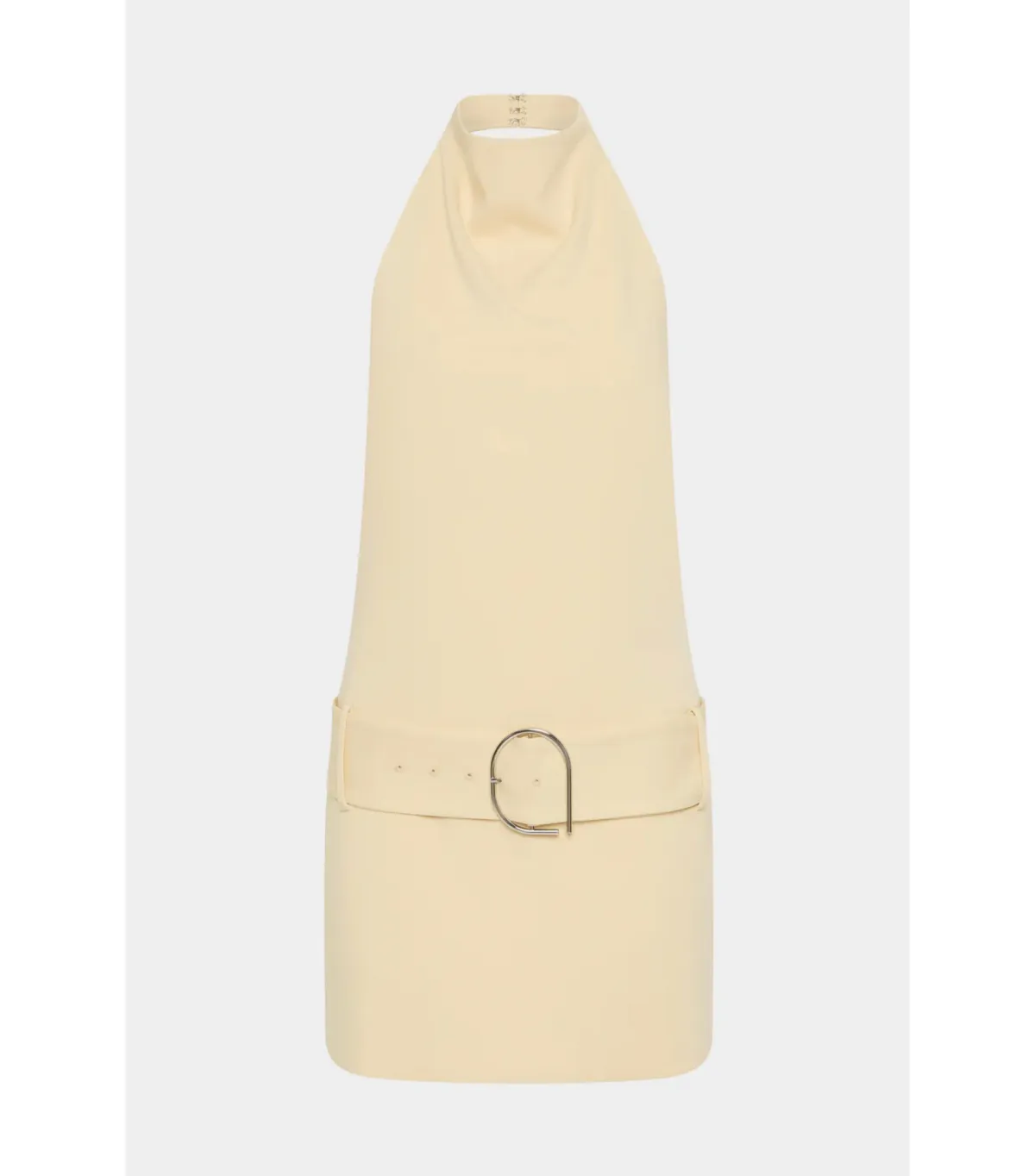 Sir the Label Sabina Belted Mini Dress in Butter Size 6 - Image 4