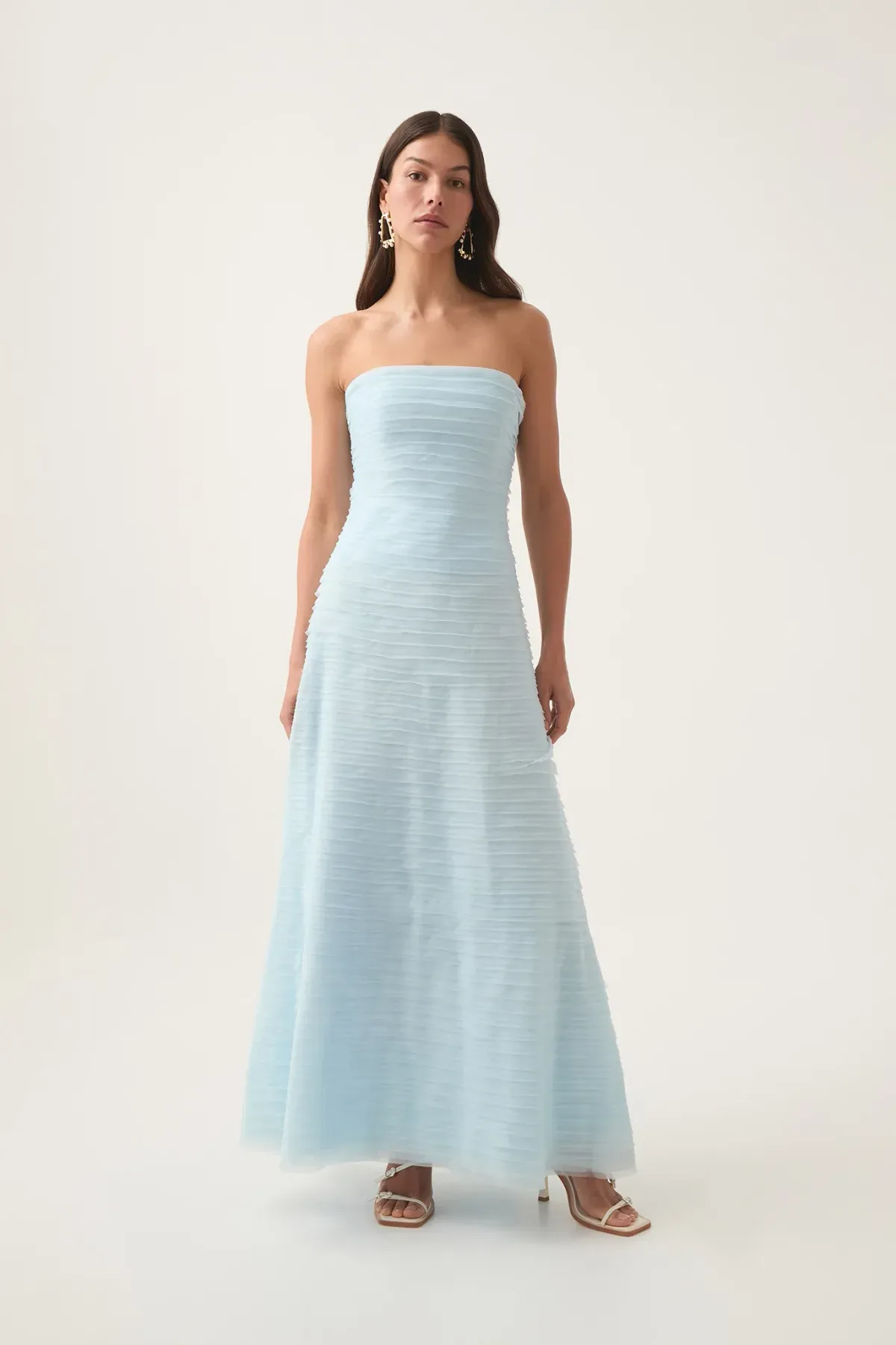 Aje Soundscape Maxi Dress size 14 Sea Breeze Blue - Image 4