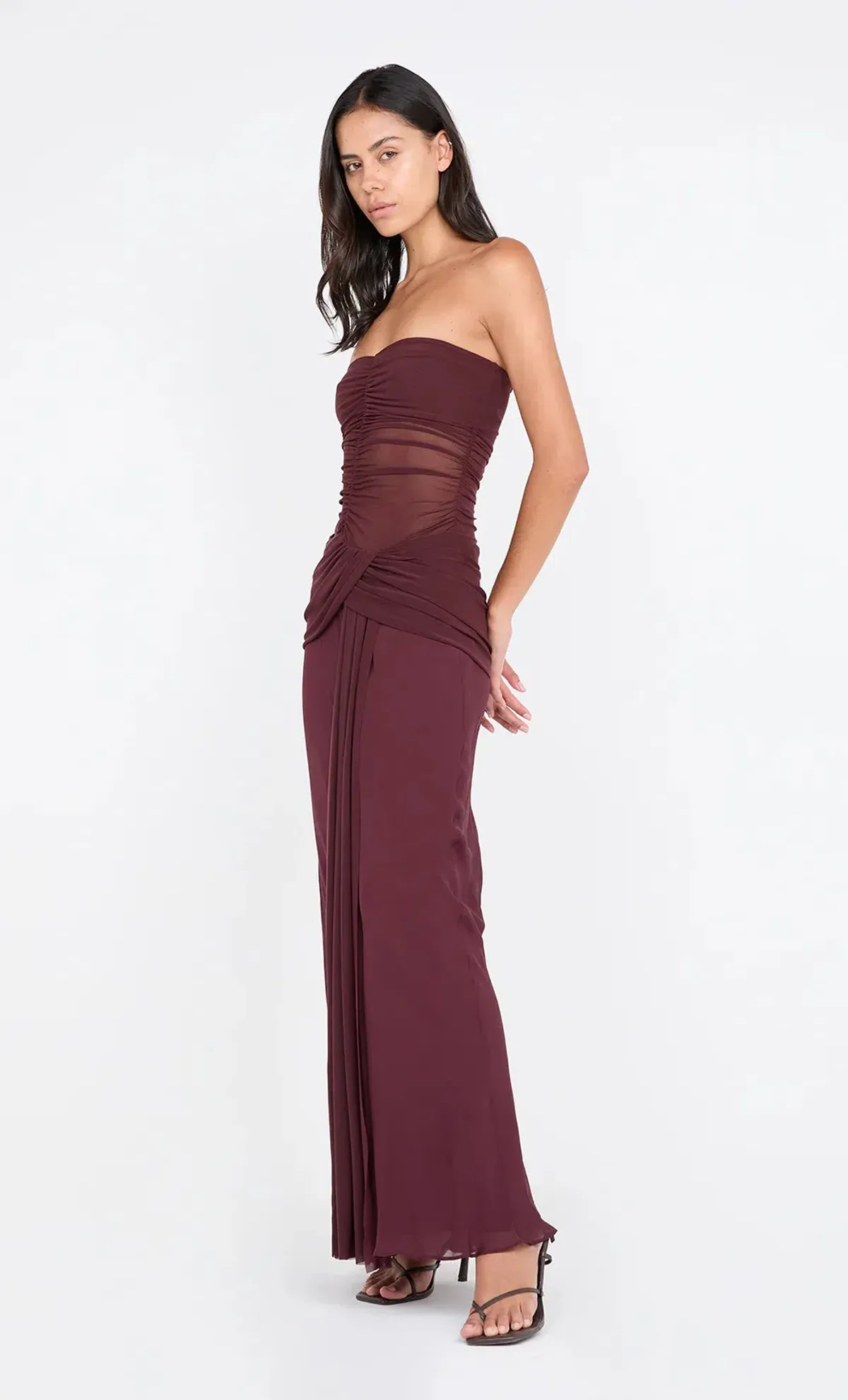 Bec & Bridge Noemi Strapless Dress in Plum Size 8 - Image 1