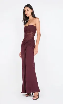 Bec & Bridge Noemi Strapless Dress in Plum Size 8 for rent on The Volte - image 2