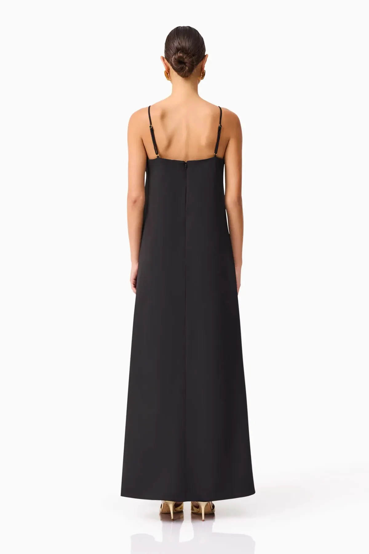 Elliatt Buttercup Embroidered Maxi Dress size 8 Black - Image 2