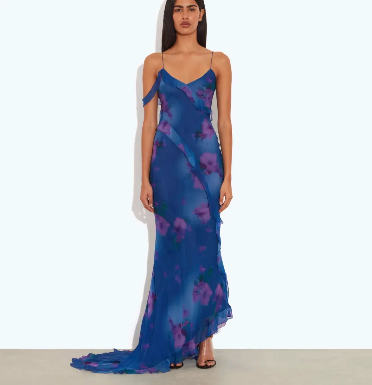 Rat & Boa SORRENTO DRESS in Blue & Purple Size XXS - Image 5