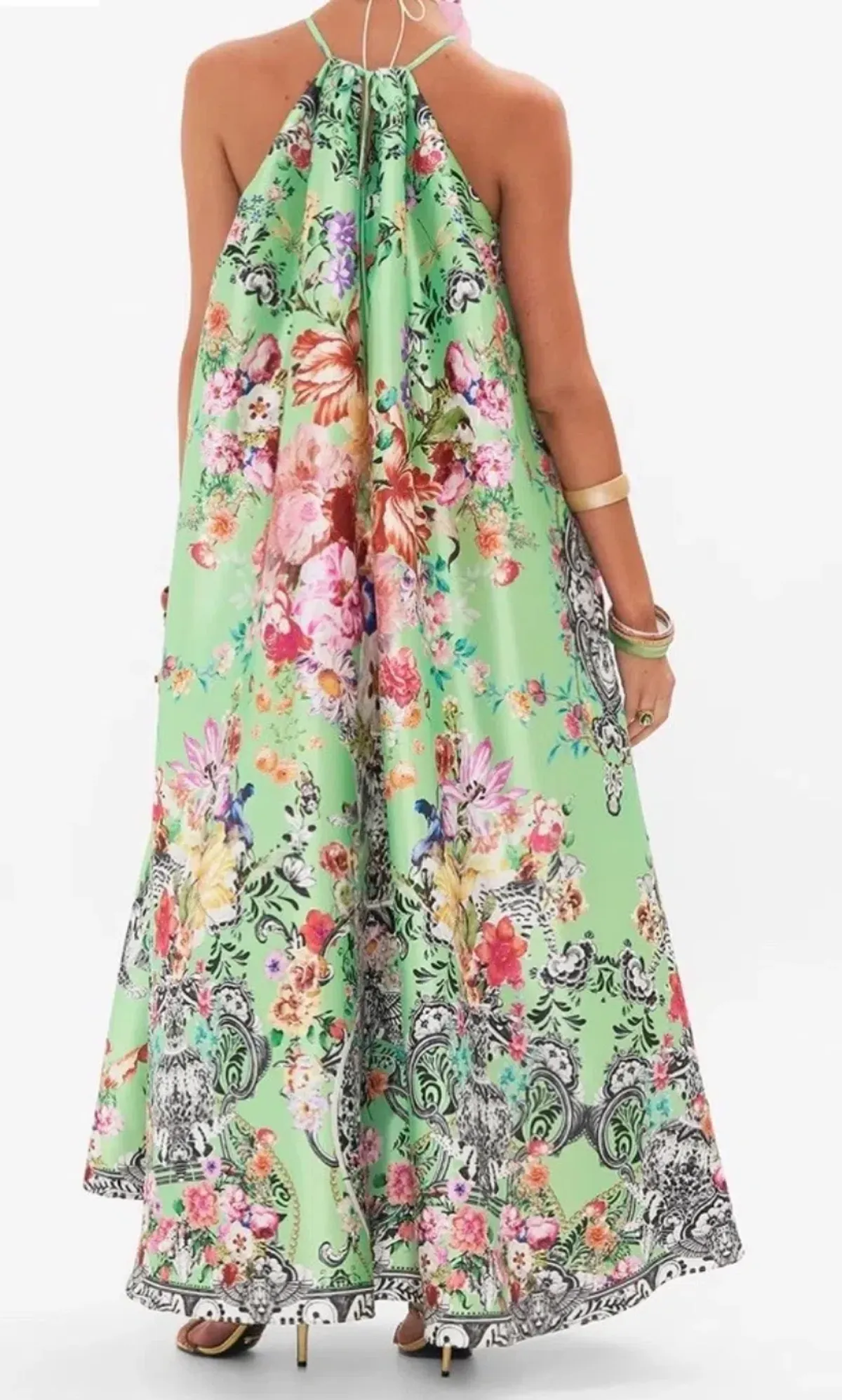 Camilla Trapeze Maxi Dress Porcelain Dream Size M/L - Image 3