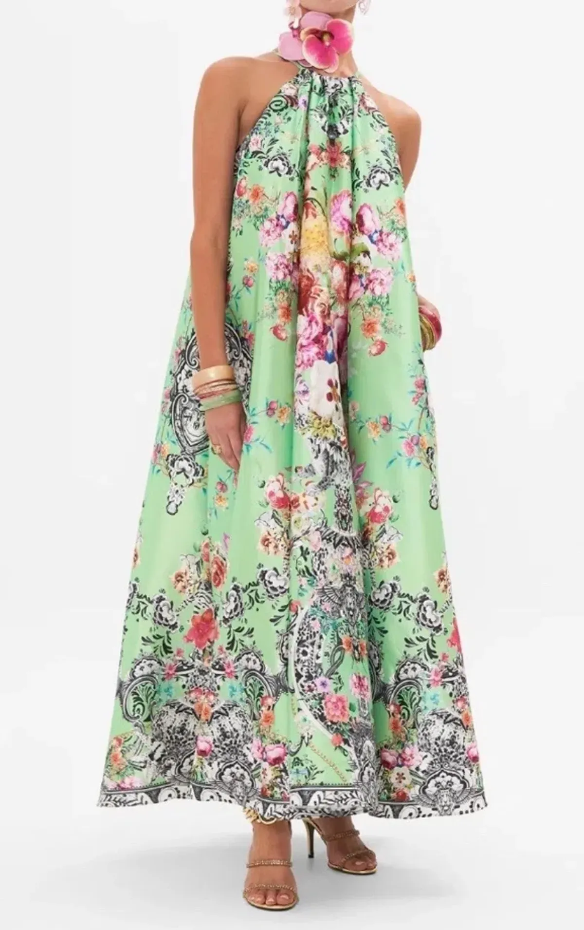 Camilla Trapeze Maxi Dress Porcelain Dream Size M/L - Image 1