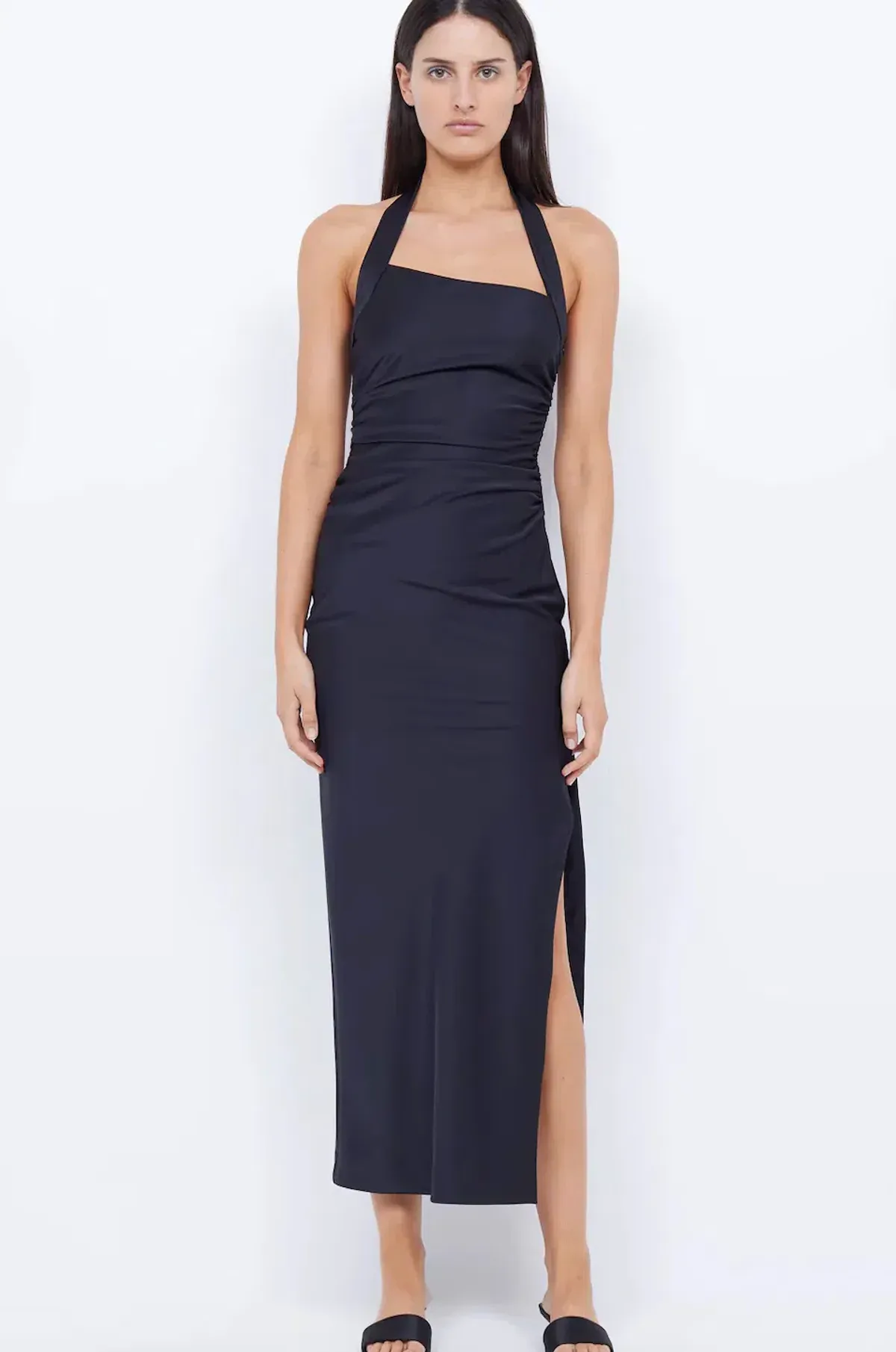 Bec & Bridge Ula Asym Maxi Dress Black Size 8 - Image 1