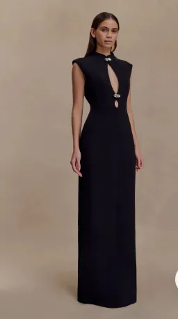 Cut Out Maxi Dress - Black for rent on The Volte - image 2
