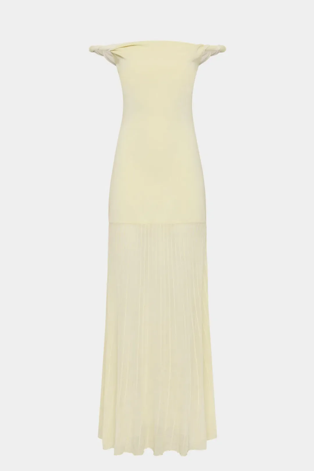 Sir Elia Off Shoulder Twist Dress- 6PETITE for rent on The Volte - main image