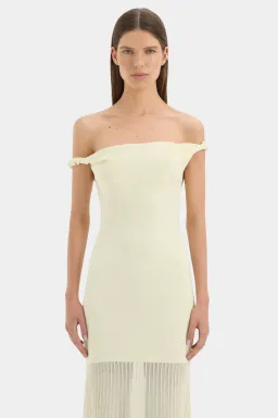 Sir Elia Off Shoulder Twist Dress- 6PETITE for rent on The Volte - image 3