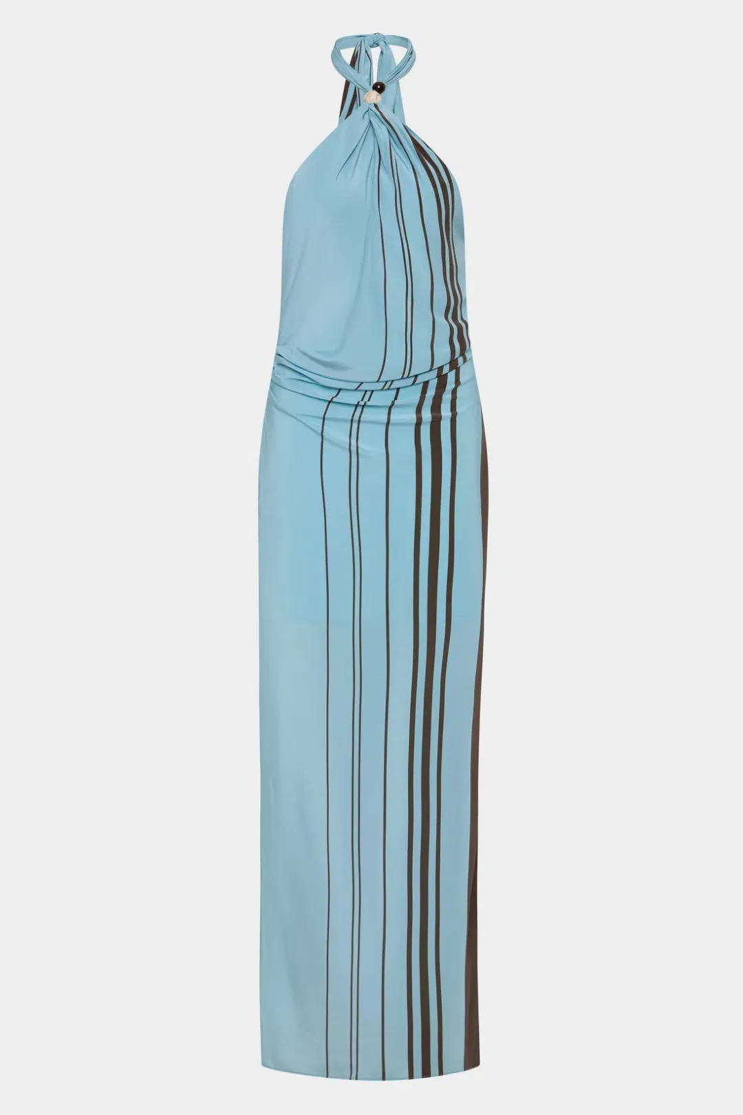Sir Rioja Halter Scarf Maxi Dress Size Au 10 for rent on The Volte - main image