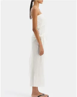 SIR Rosalia Wrap midi dress Ivory for rent on The Volte - image 2