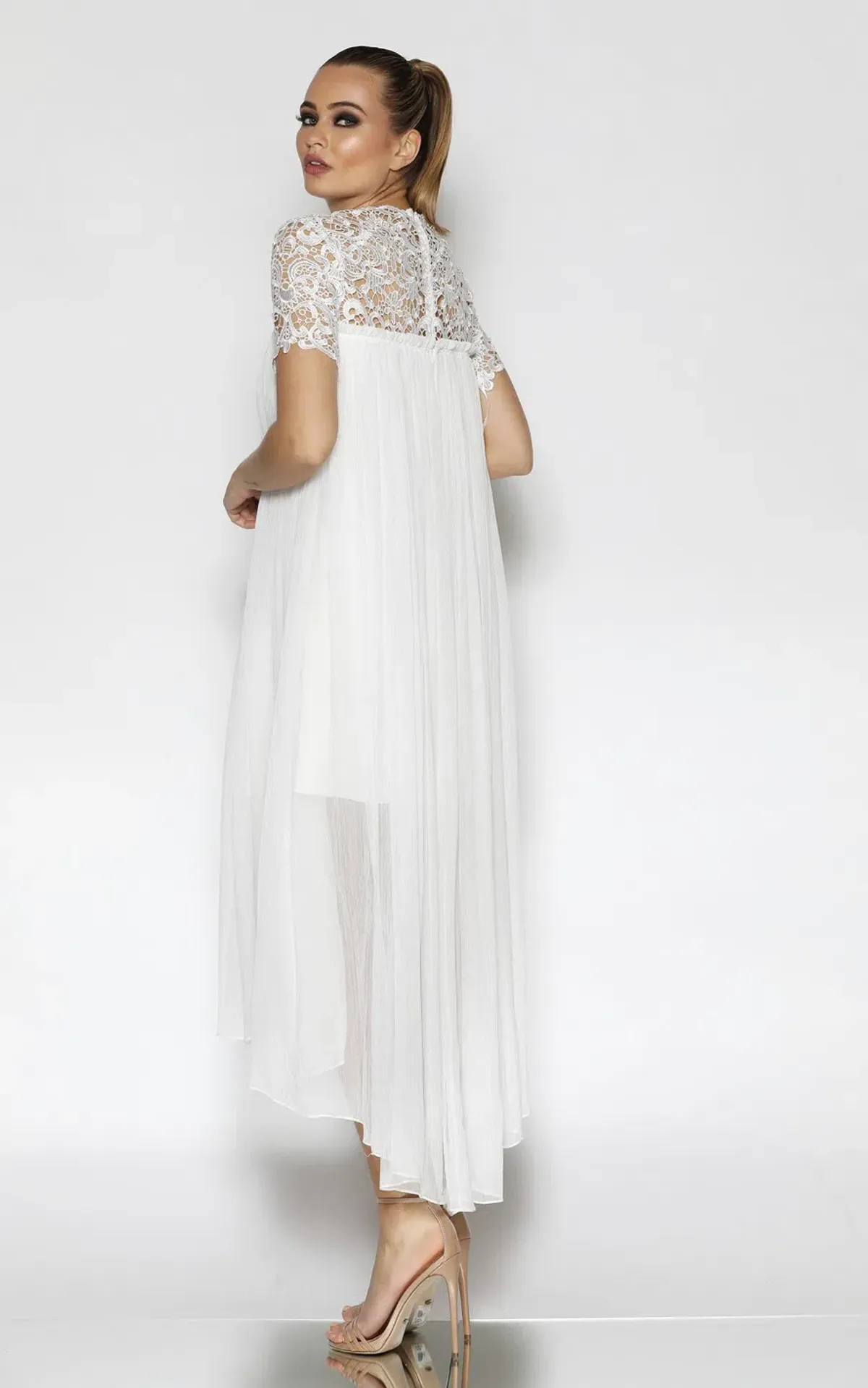 Jadore Michelle Dress White Size 10 - Image 4