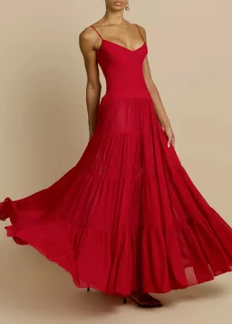 ARCINA ORI DELPHINA DRESS RED SIZE 8 for rent on The Volte - image 5