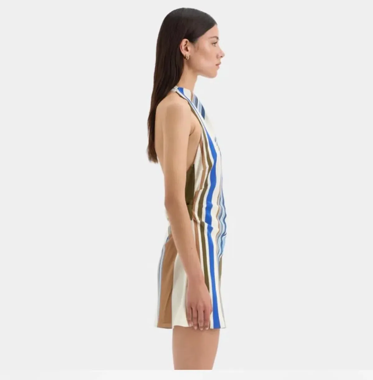 SIR the label stripe mini dress size 1 - Image 2