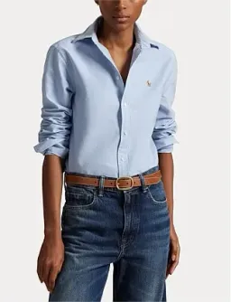 Polo Ralph Lauren THE ICONIC CLASSIC FIT OXFORD SHIRT Blue Size 12 for rent on The Volte - image 1