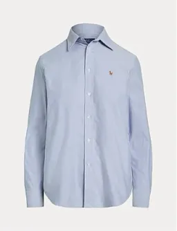Polo Ralph Lauren THE ICONIC CLASSIC FIT OXFORD SHIRT Blue Size 12 for rent on The Volte - image 4