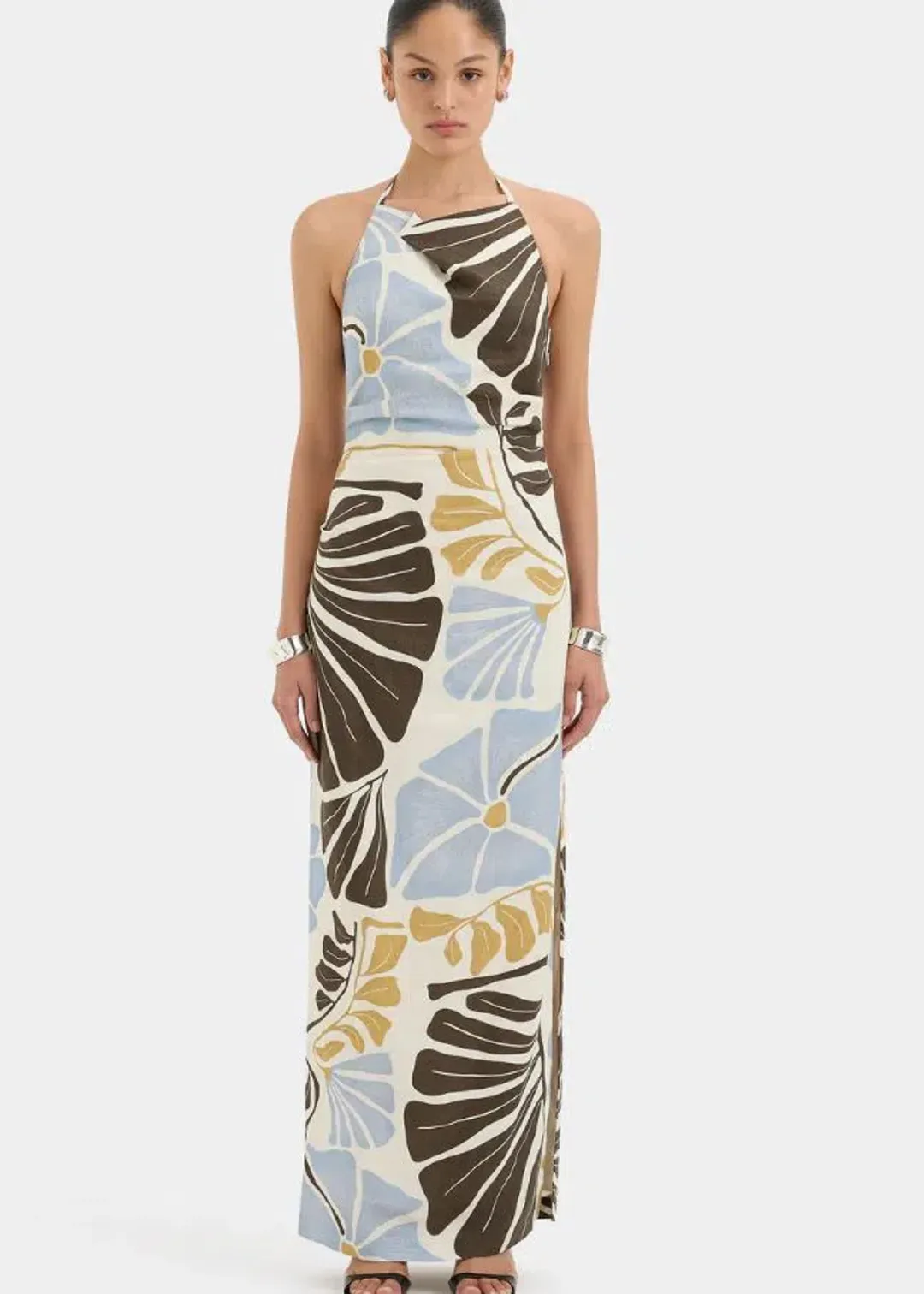 Sir Lola Pleated Midi Dress Size 8 for rent on The Volte - main image
