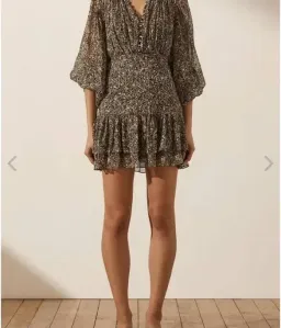 Shona Joy Adeline Ruffle Dress for rent on The Volte - image 2