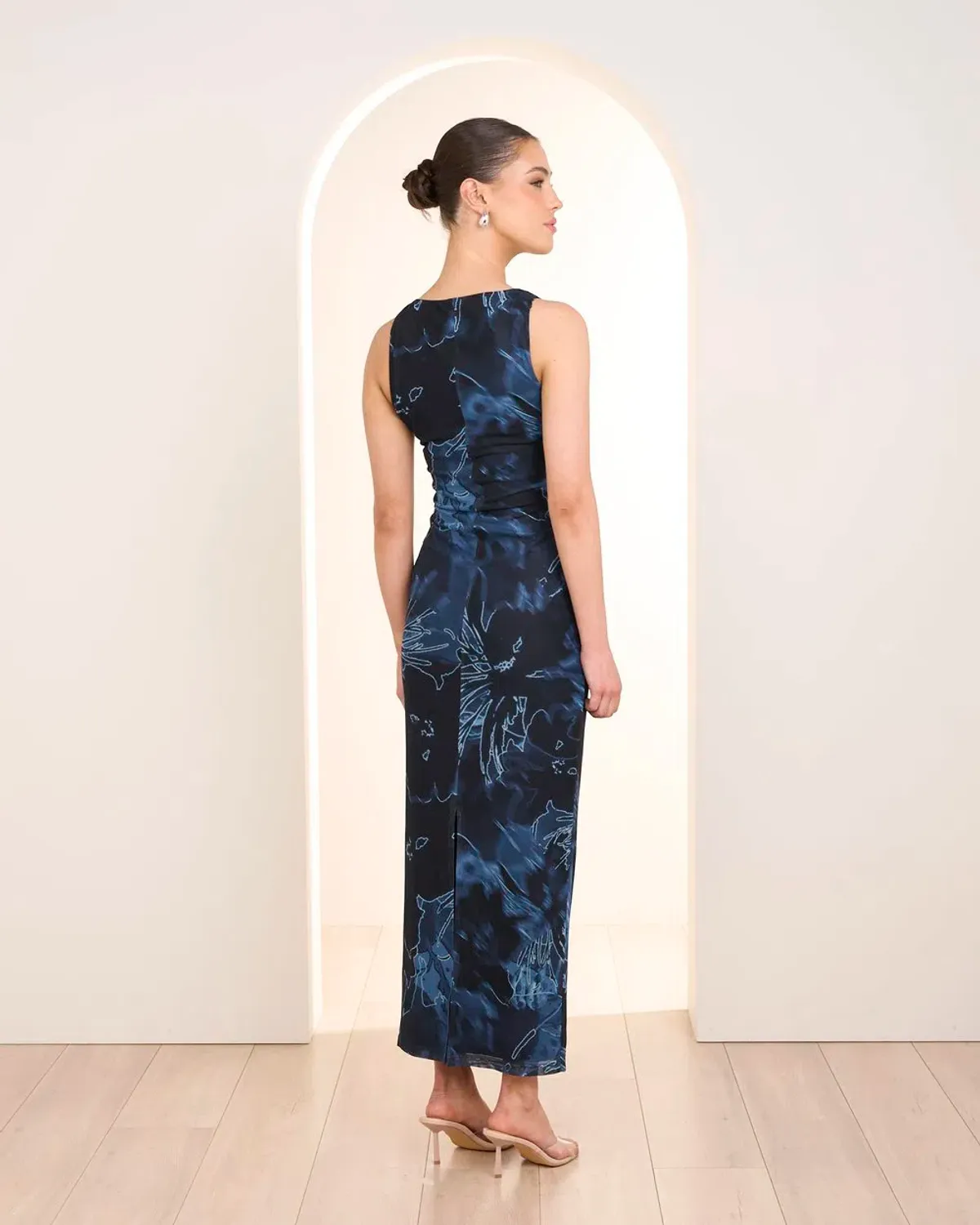 Pilgrim Kiev Mesh Maxi Dress in Multi - Image 5