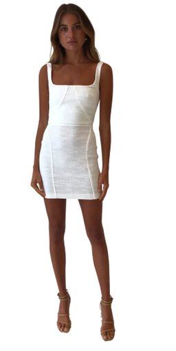 Bec & Bridge Clemence Mini Dress White Size 6 for rent on The Volte - image 3