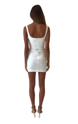 Bec & Bridge Clemence Mini Dress White Size 6 for rent on The Volte - image 4
