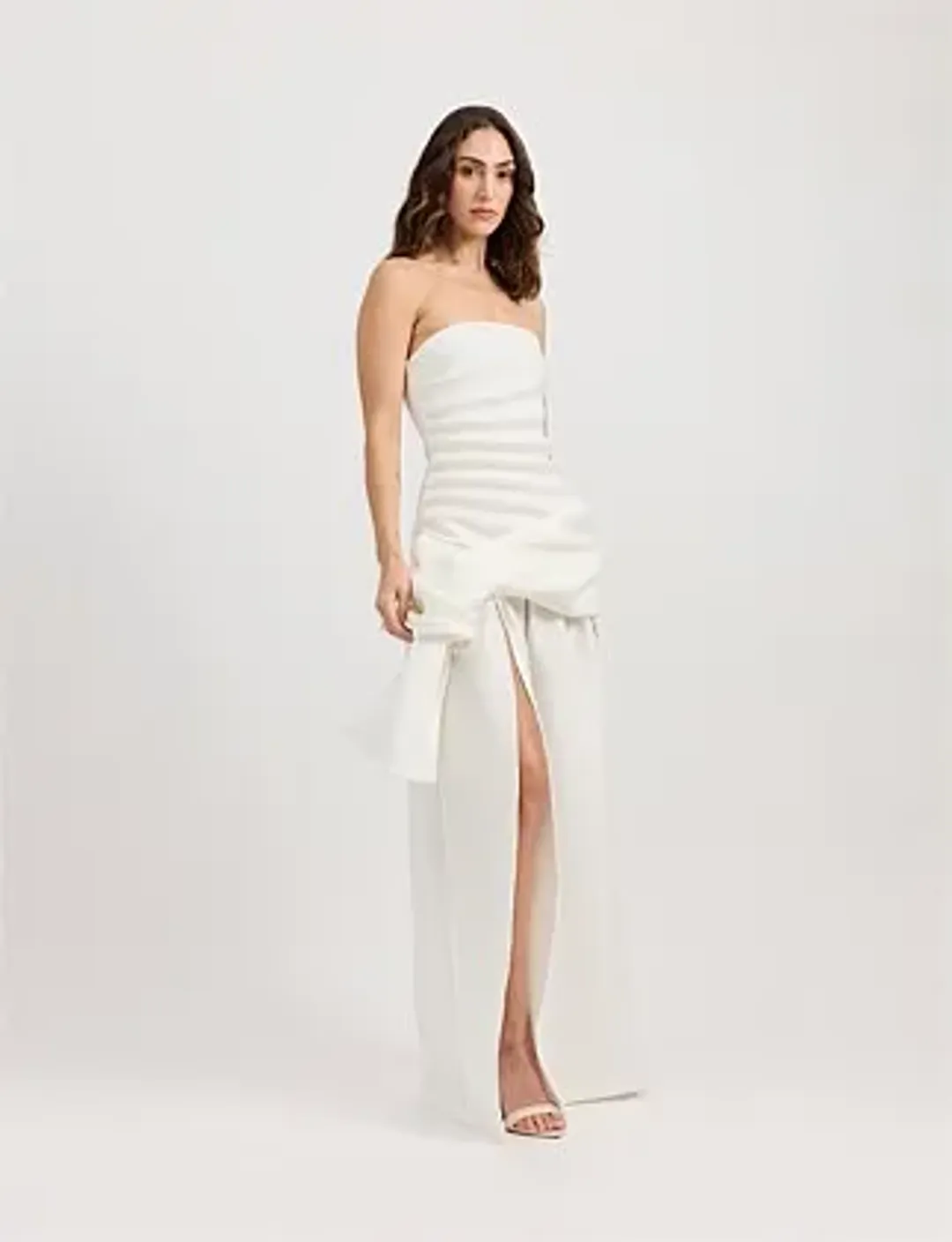 Tojha ANTHENA GOWN Ivory Size 10 for rent on The Volte - main image
